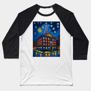 Faneuill hall in starry night Baseball T-Shirt